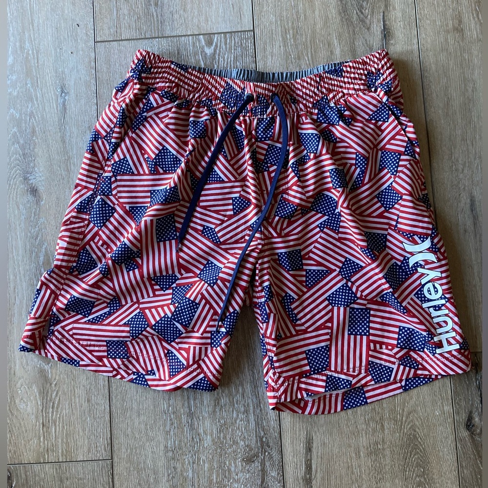 Hurley American Flag Swim Shorts
